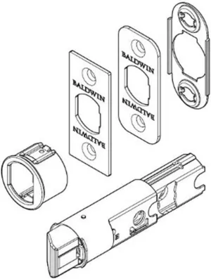Baldwin Reserve 8BR0305007 6 Way Adjustable Springlatch Dark Bronze Finish