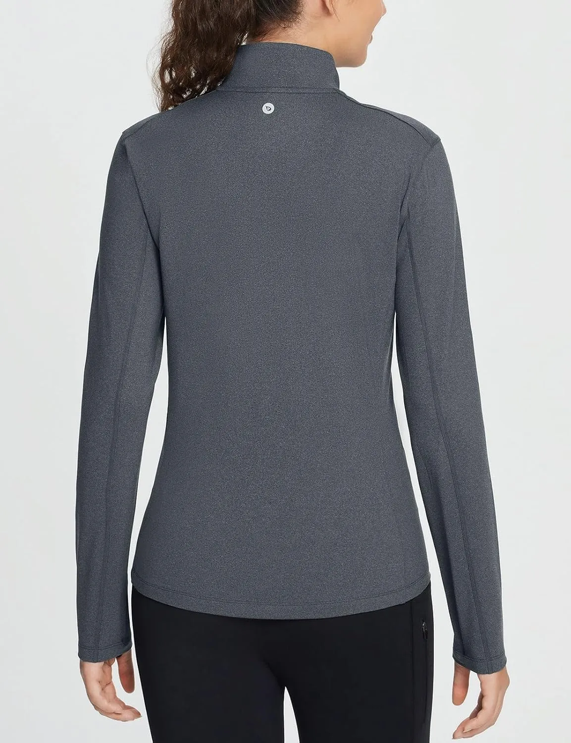 baleaf Women's Fleece Pullover Jacket Water Resistant Half Zip Thermal Golf Shirts Cold Weather Running Gear Winter