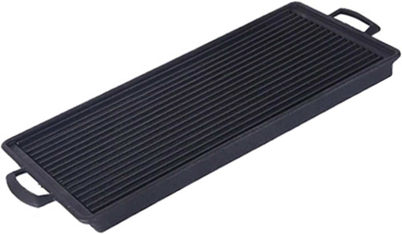 BBQ Grill,Portable Barbecue Grills Pans NonStick Rectangular Grills Plate Baking Tray Barbecue Plate for Indoor Outdoor Cooking