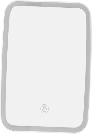 Beaupretty Portable Led Lighted Makeup Mirror Rechargeable Compact Design for Travel Home Office Use for Makeup Application and Grooming