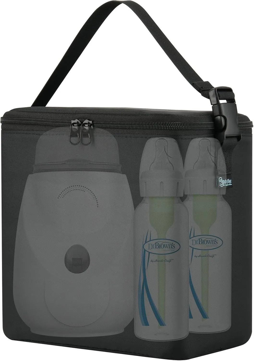 Beautyflier Carrying Bag for Philips Avent Premium Fast Bottle Warmer, Travel Storage Bag for Dr. Brown’s Insta-Feed Bottle Warmer, Breastmilk Cooler Bag for Nursing Mom Daycare, Bag Only