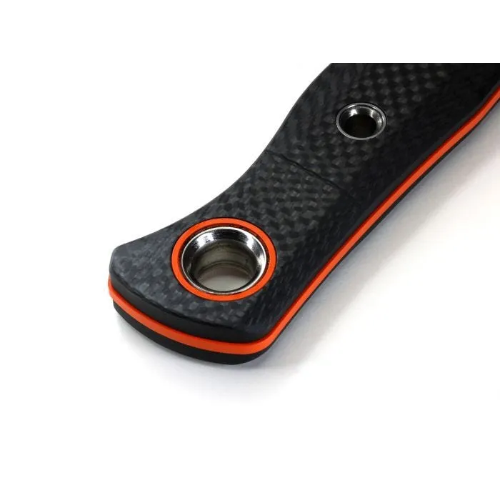 Benchmade 15500OR-2 Meatcrafter Orange S45VN SelectEdge Carbon Fiber Fixed Blade Knife