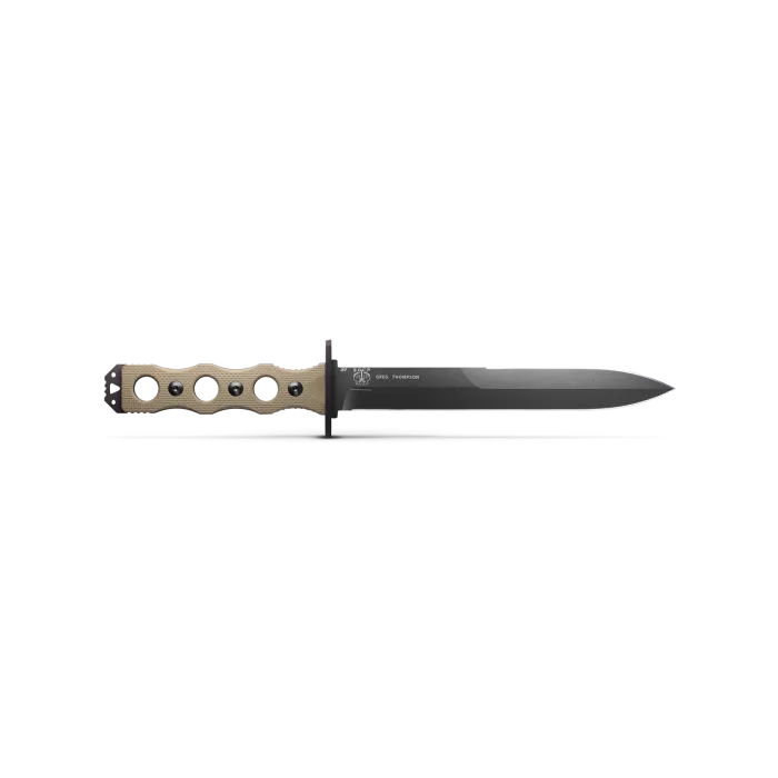 Benchmade 185BK-1 SOCP Fixed Blade Plain Edge G-10 Black 7.11" Knife