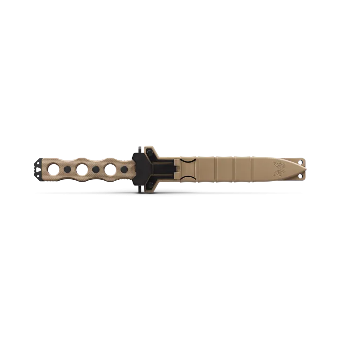 Benchmade 185BK-1 SOCP Fixed Blade Plain Edge G-10 Black 7.11" Knife