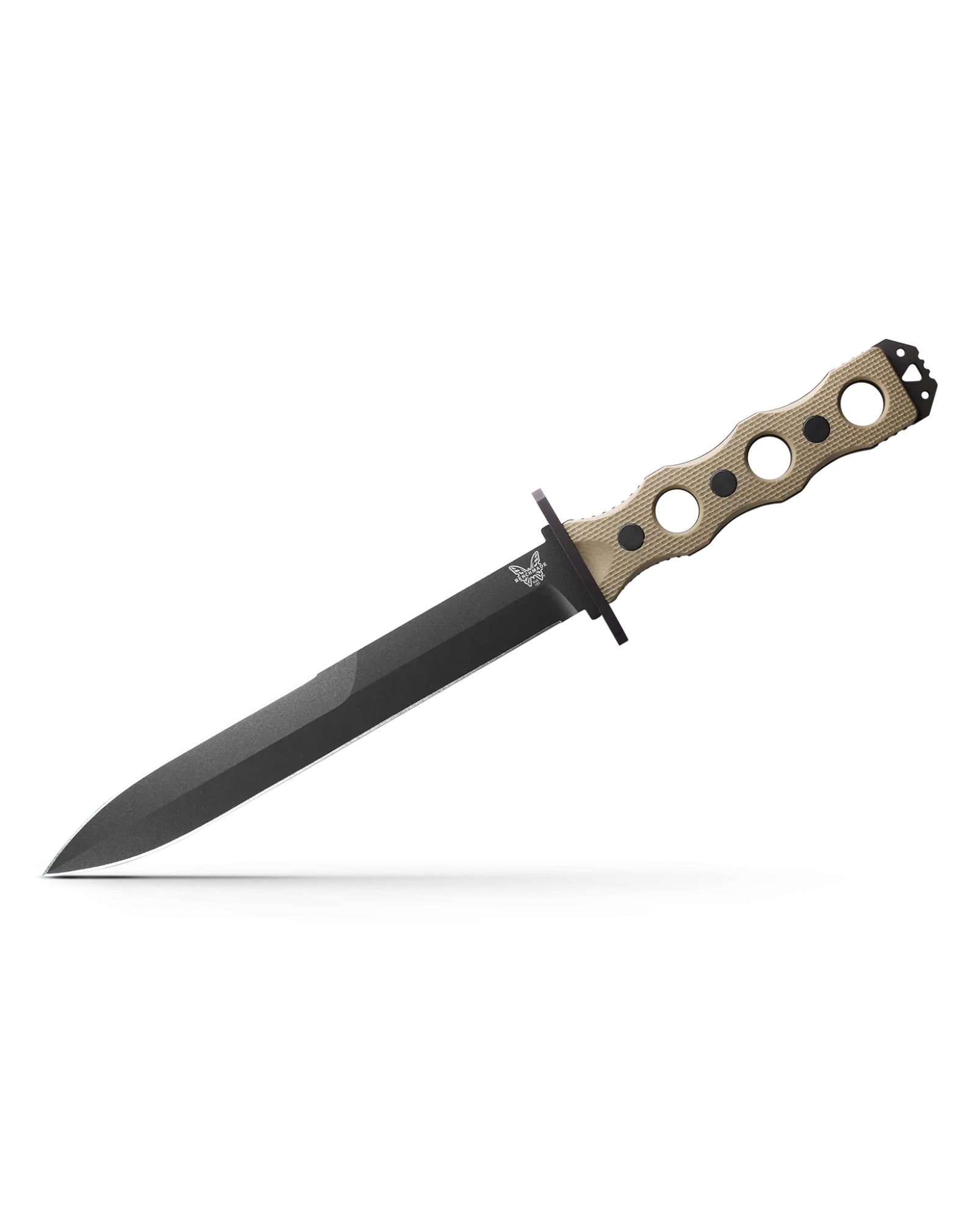 Benchmade 185BK-1 SOCP Fixed Blade Plain Edge G-10 Black 7.11" Knife