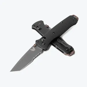 Benchmade 537GY-03 Bailout Axis Folding Knife Black Aluminum Serrated Edge