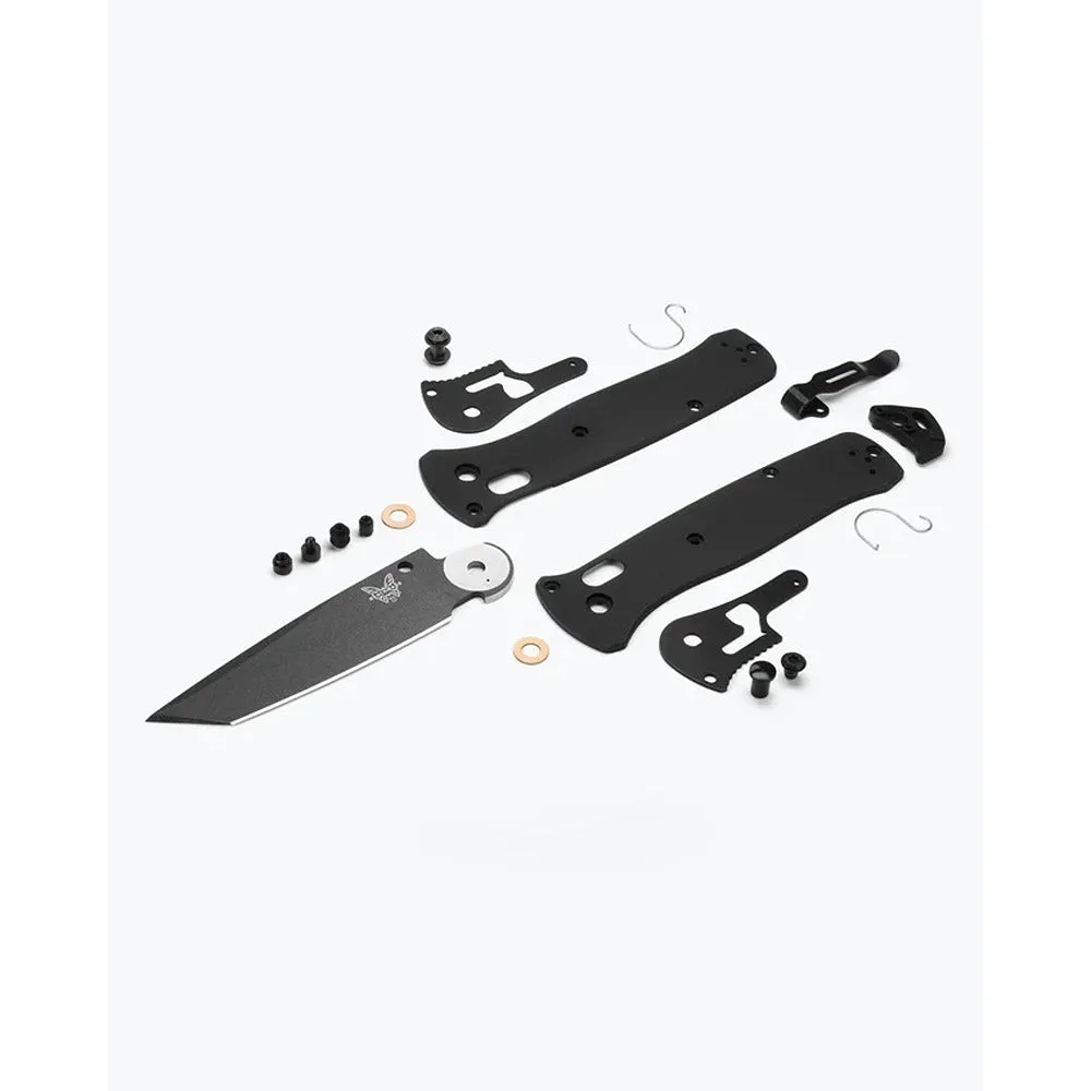 Benchmade 537GY-03 Bailout Axis Folding Knife Black Aluminum Serrated Edge