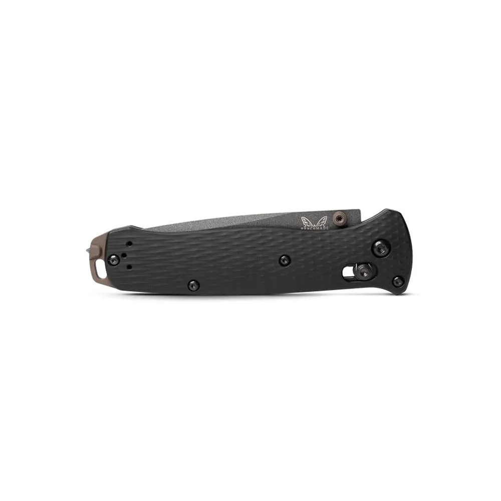 Benchmade 537GY-03 Bailout Axis Folding Knife Black Aluminum Serrated Edge