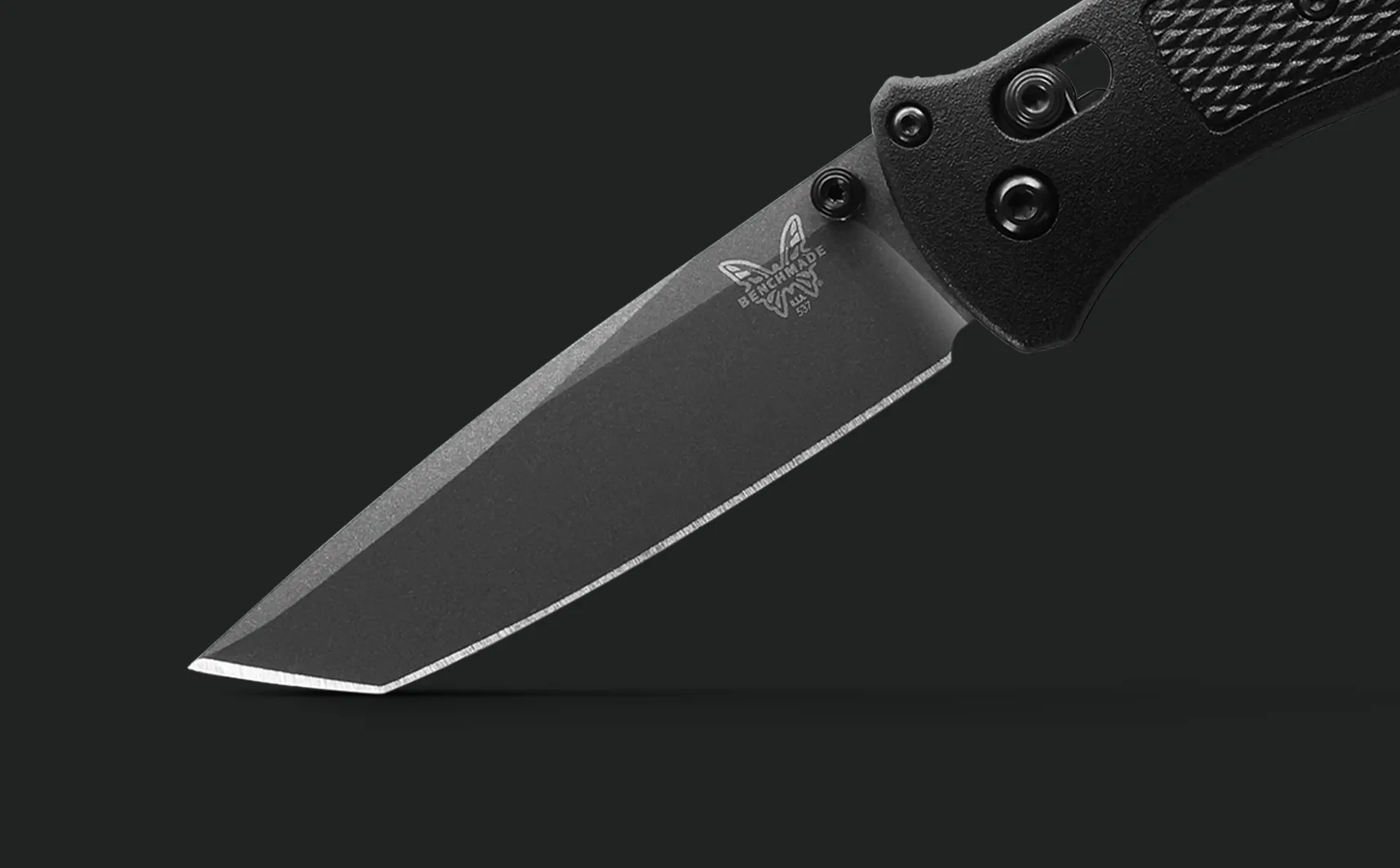 Benchmade Bailout 537GY Black Grivory 3.38'' Folding Pocket Knife