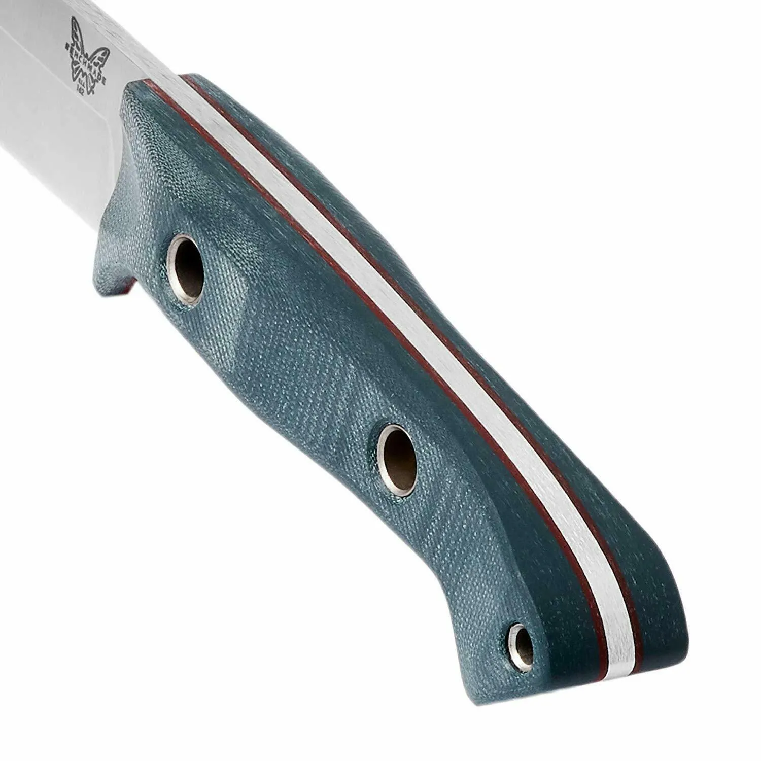 Benchmade Bushcrafter 162 Fixed Outdoor Survival Knife, Green & Red Made in USA