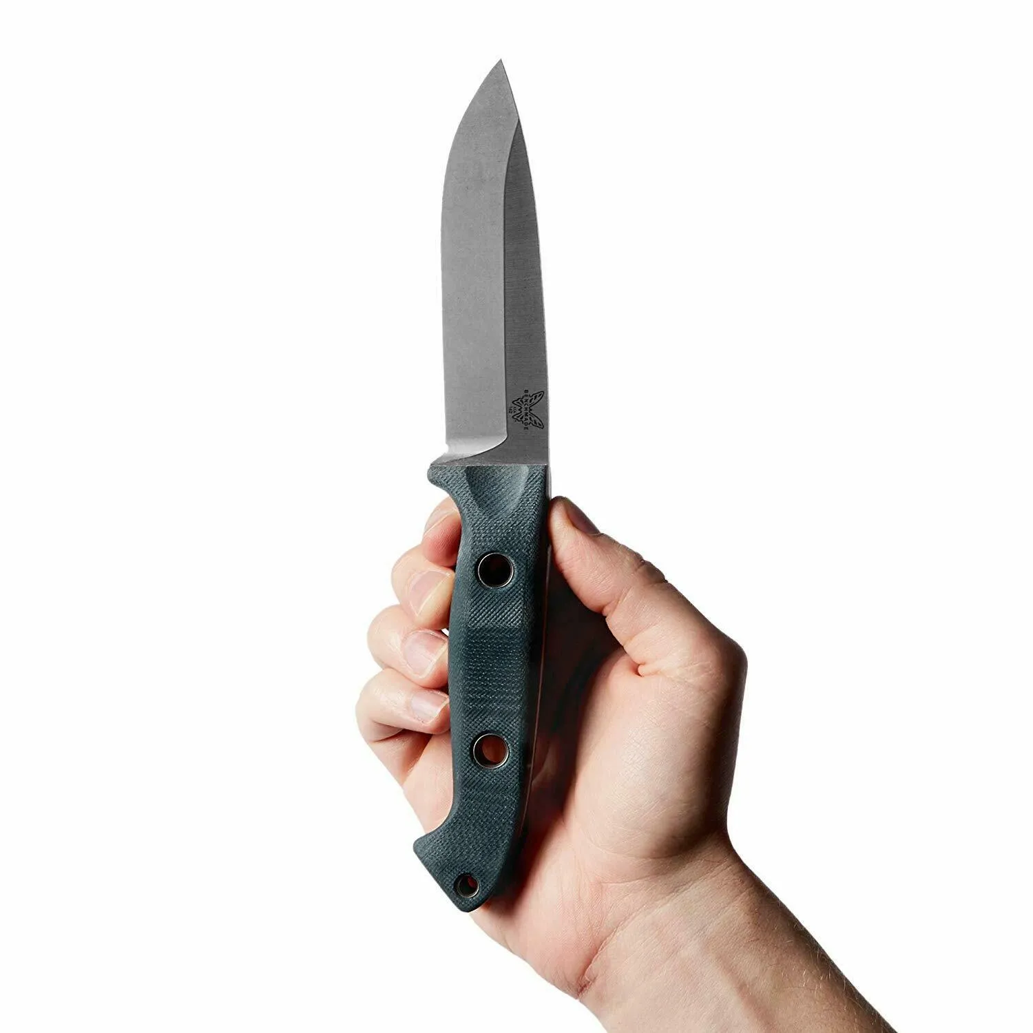 Benchmade Bushcrafter 162 Fixed Outdoor Survival Knife, Green & Red Made in USA