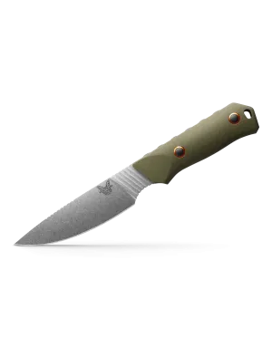 Benchmade Raghorn Fixed Blade OD Green G10 Satin 4" Drop Point Knife (15600-01)