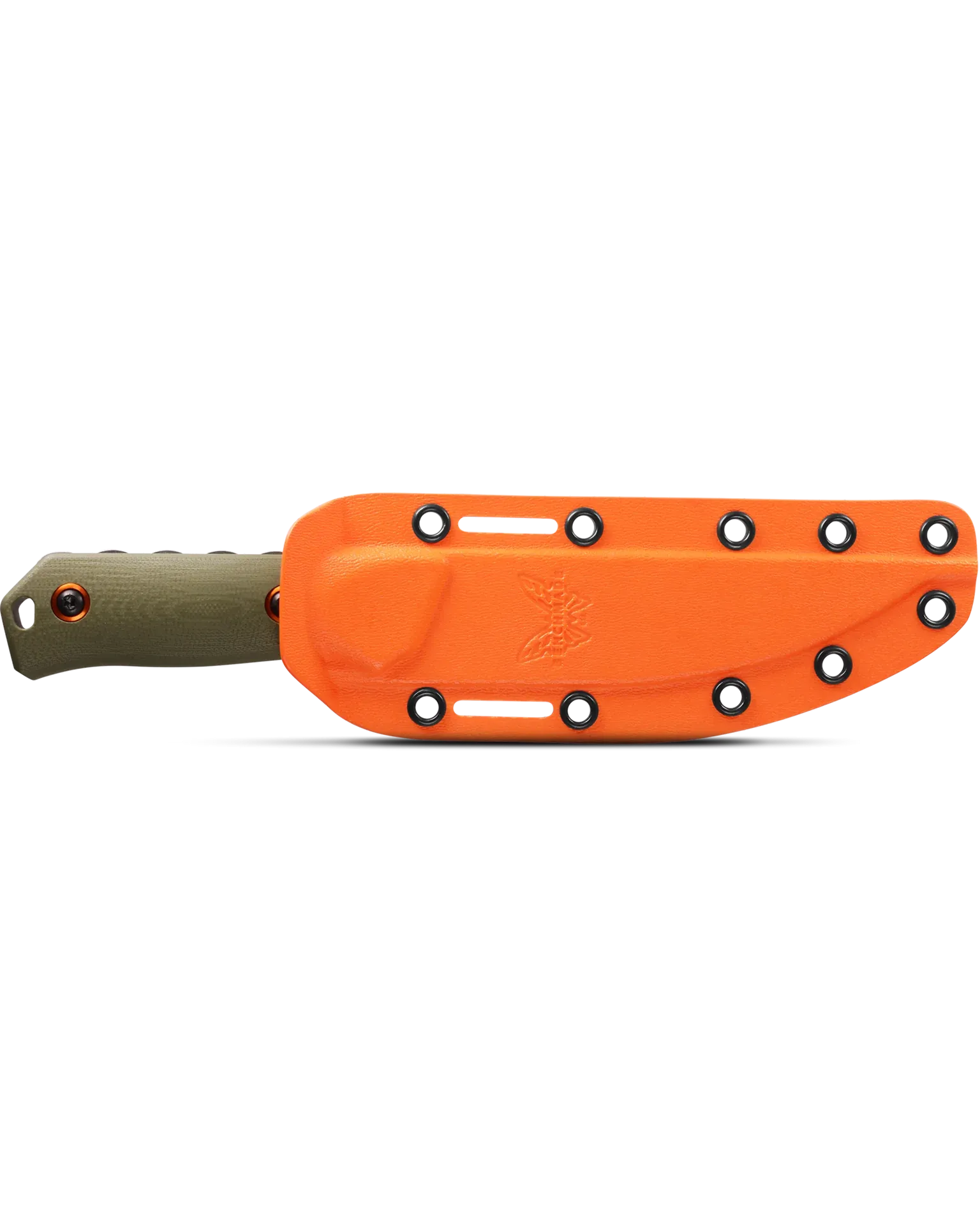 Benchmade Raghorn Fixed Blade OD Green G10 Satin 4" Drop Point Knife (15600-01)