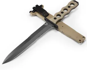 Benchmade - SOCP 185 Tactical Knife with Desert Tan G10 Handle (185SBK-1)