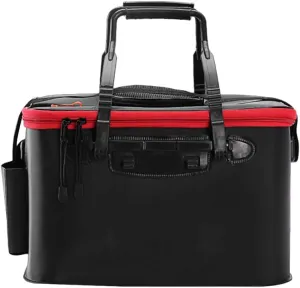 BESPORTBLE Fishing Cooler Live Bait Box Folding Fishing Box fishing bucket collapsible bucket live minnows Fishing Water Bucket Fish Live Bucket Camping Water Container
