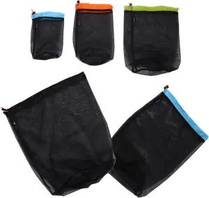 BESPORTBLE Travel-Friendly Stuff Sack Drawstring Storage Bag Breathable Mesh Bag Jacket Compression Carrier