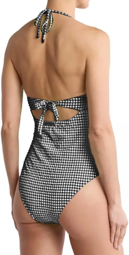 Betsey Johnson Womens Heart Cutout Bandeau One-Piece Swimsuit