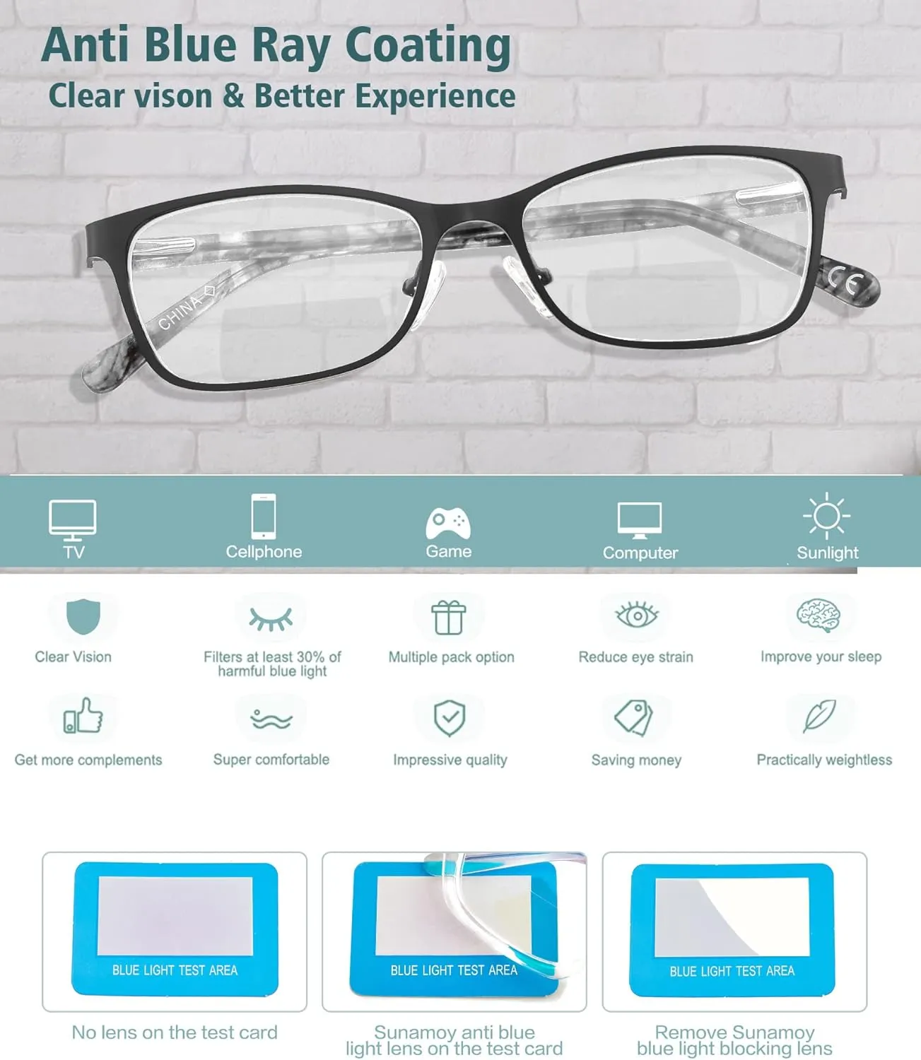 Bifocal Reading Glasses Women Blue Light Computer Reader Fashion Clear Top Cateye Ladies Designer Stylish Eyeglasses