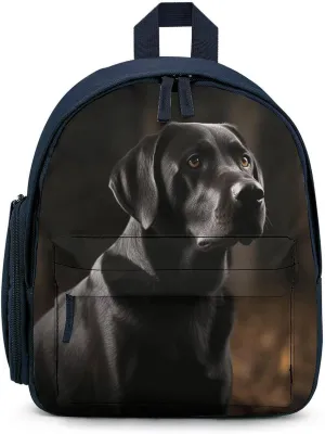 Black Labrador Travel Backpack Casual Bag Lightweight Hiking Backpacks for Business, Travelling, Hiking