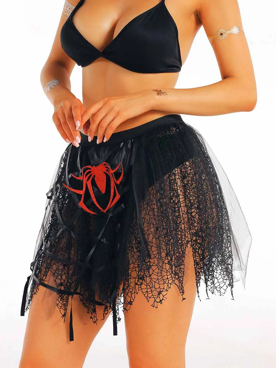 Black Mesh Tulle Skirt