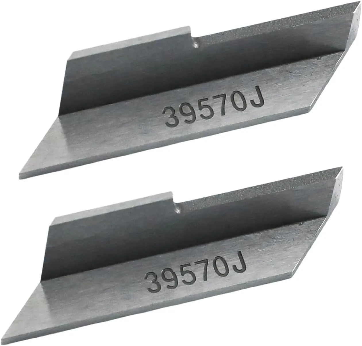 Blooy- 39570J Angled Upper Knife Fits Union Special 39500, 39500FS Sewing Machine Part Blade (Pack of 2 PCS)