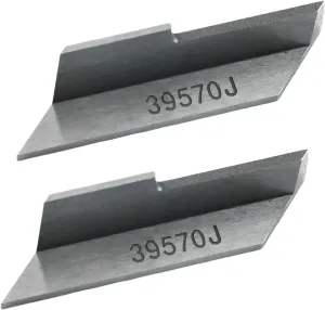 Blooy- 39570J Angled Upper Knife Fits Union Special 39500, 39500FS Sewing Machine Part Blade (Pack of 2 PCS)