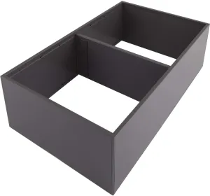 BLUM Ambia-Line 7649432 Front Extension Frame, from NL400 mm, Steel orion Grey, Grey