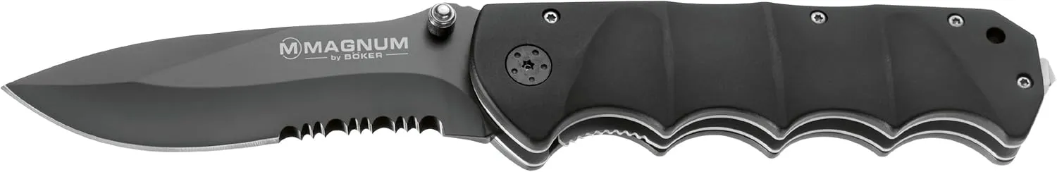 Boker Magnum 01RY247 Black Spear Knife with 3 7/8 in. 440C Stainless Steel Blade