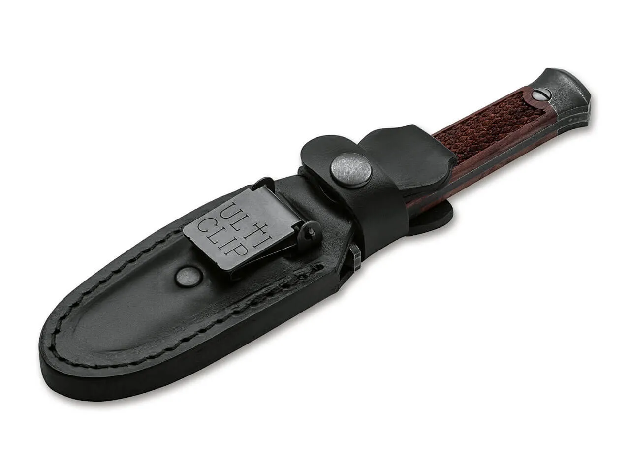Boker P08 Damascus Fixed Blade Knife