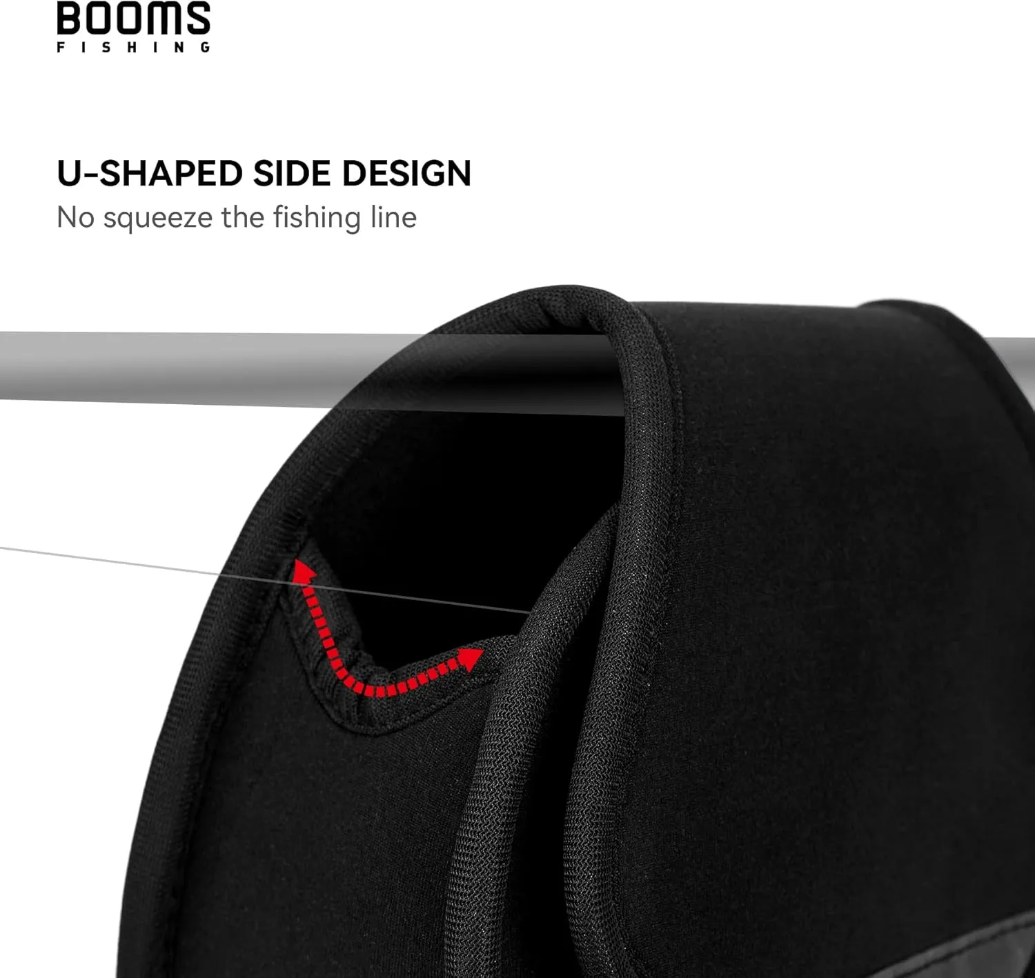 Booms Fishing RC2 Spinning Reel Cover, Fishing Reel Protective Case, Fit for 1000-10000 Spinning Reels, 5 Sizes Choices: S/M/L/XL/Universal Size