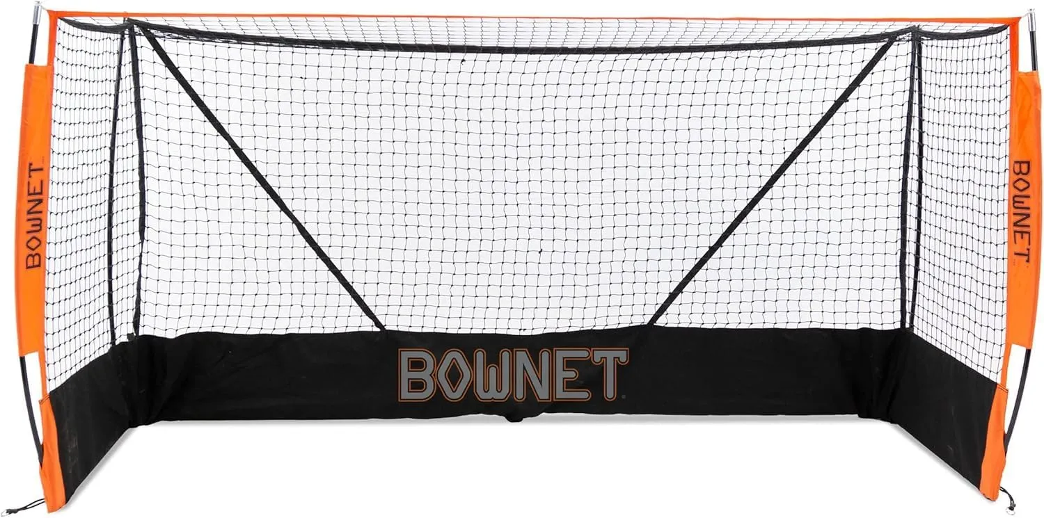 Bownet Youth Field Hockey Goal, Portable Hockey Net with Carrying Bag (4' x 8')