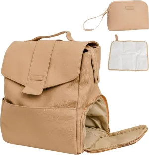 Breast Milk Storage Bag with Cooler Pocket, Insulated Tote (Mini), Sand