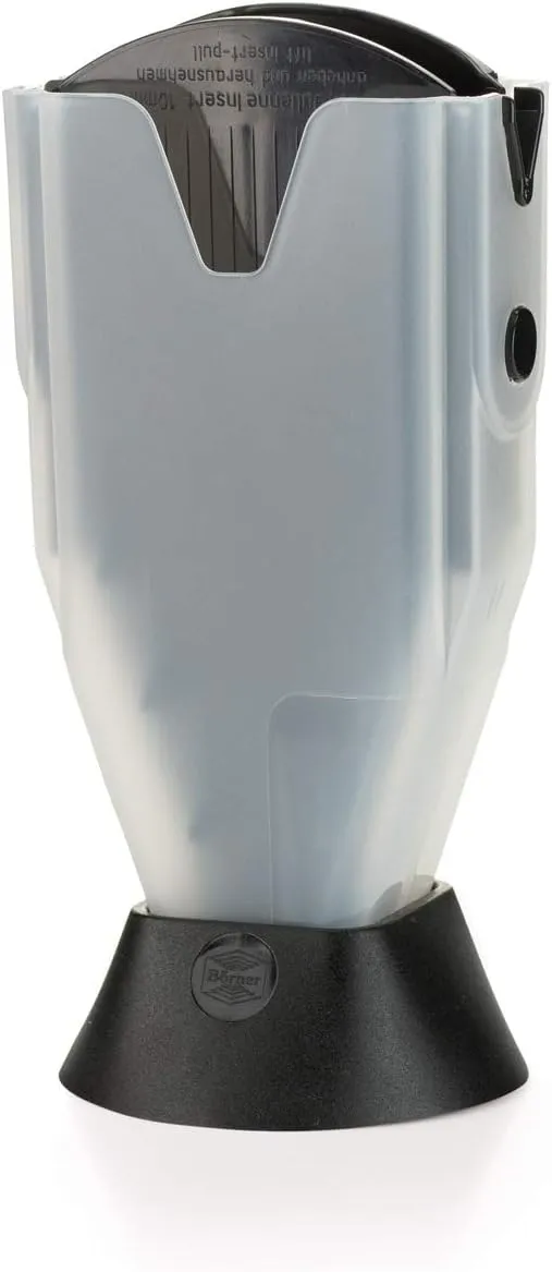 Brner Blade Insert Box for V1, V3 & V6 with Base Practical Storage for V-Slicer Inserts Black