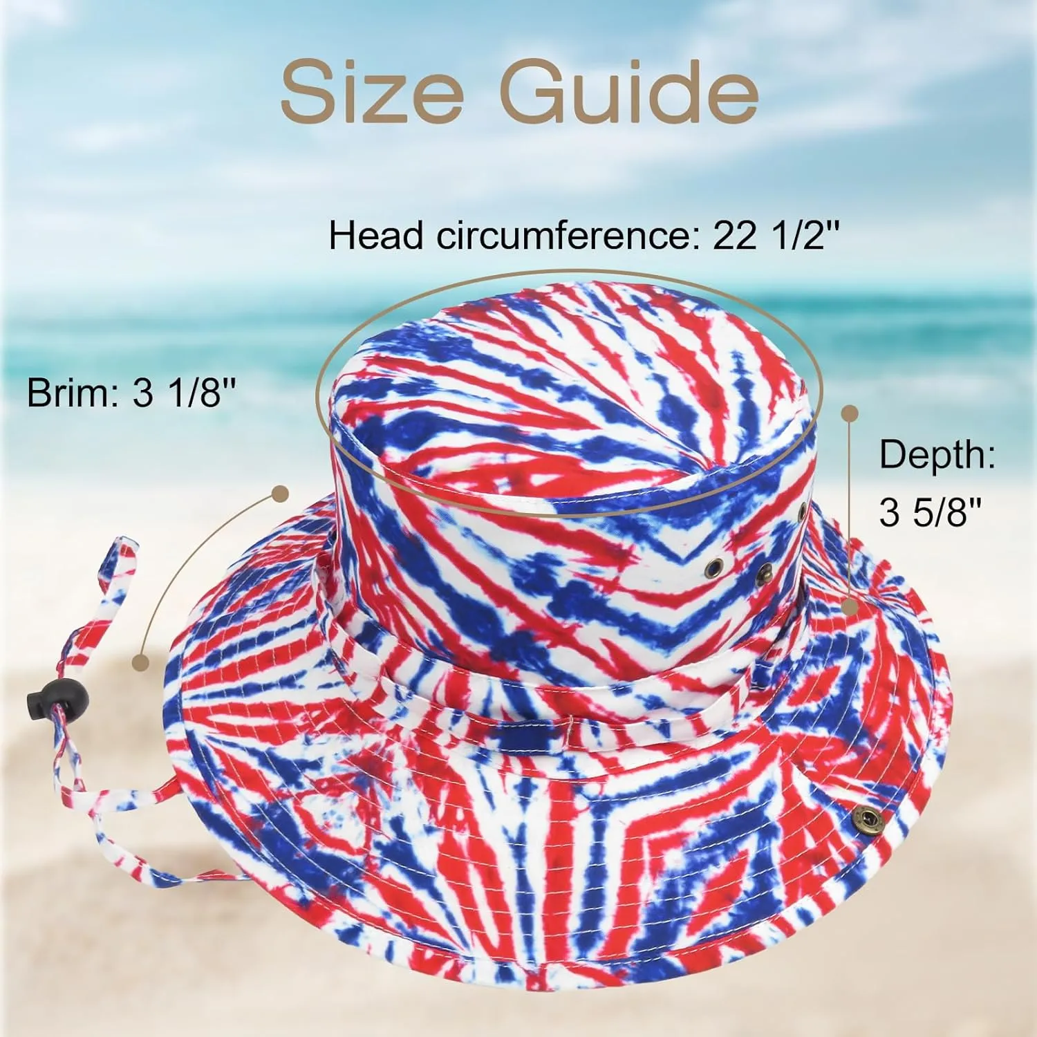 Bucket Hat Wide Brim UV Protection Sun Hat Boonie Hats Fishing Hiking Safari Outdoor Hats for Men and Women