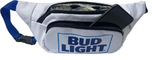 Bud Light Fanny Pack Cooler, Insulated Fanny Pack for Beer and Beverages, Portable Cooler for Outdoors, Camping and Parties