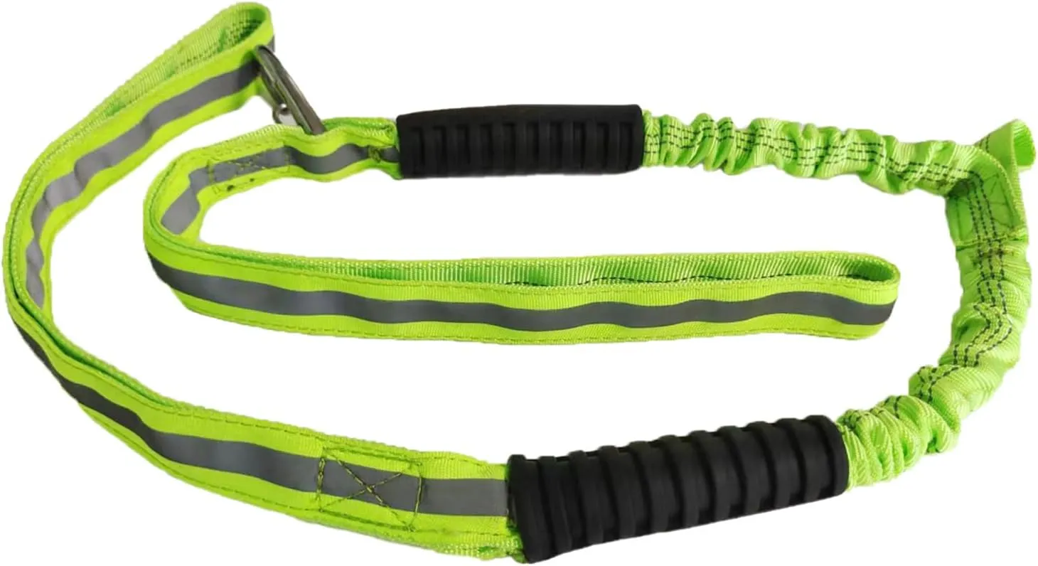Bungee Dock Line with Stainless Steels Clip Shock Absorbs Marine Mooring Rope Reflective Nylons Elastics Rope