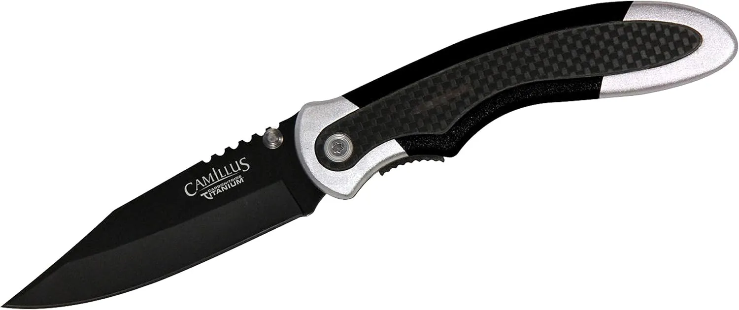 Camillus Chameleon / 8.75" Overall/Drop Point/CARBONITRIDE Titanium™ / AUS-8