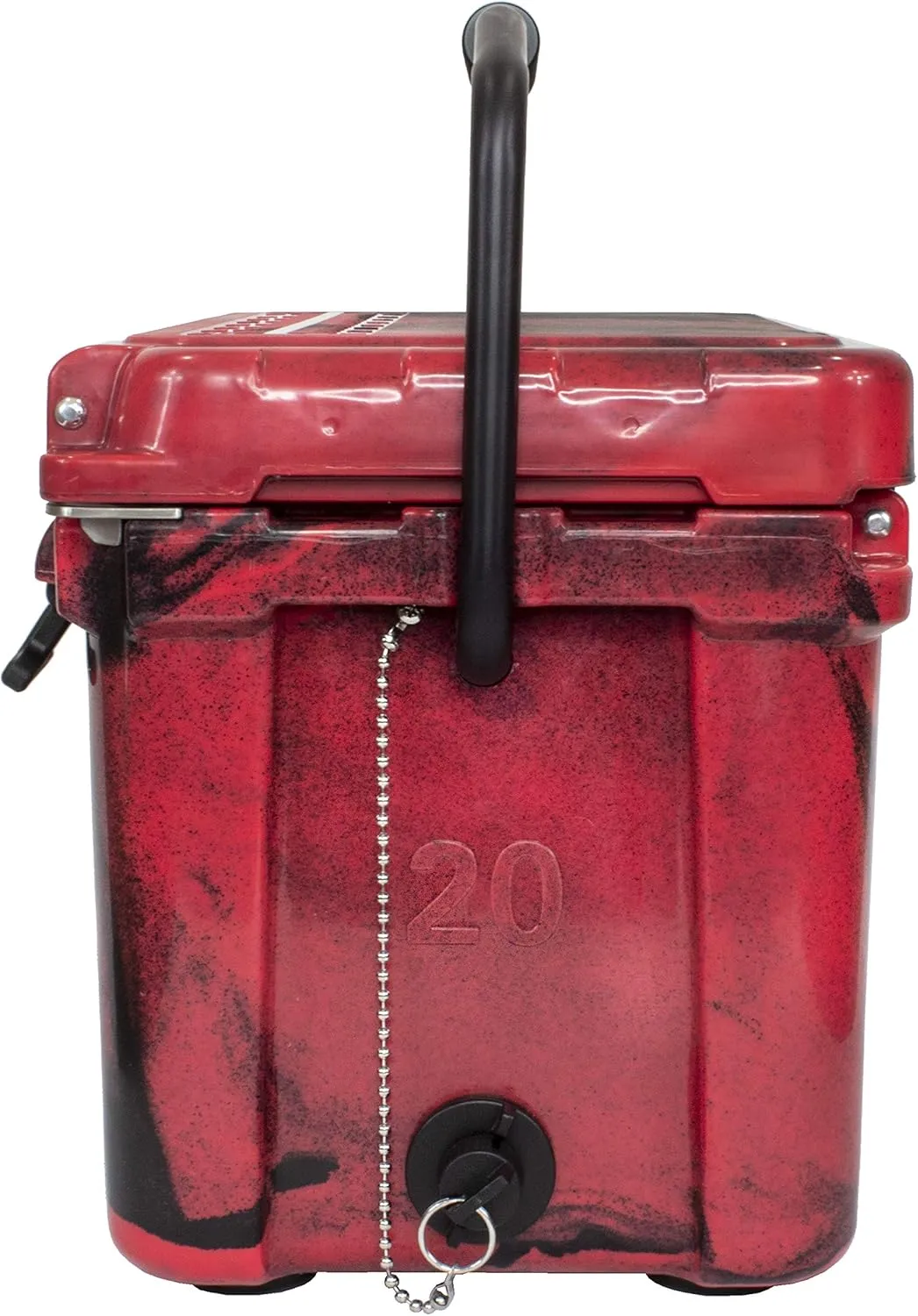 Camo 20 Quart Ice Chest Heavy Duty High Performance Roto-Molded Commercial Grade Insulated Cooler