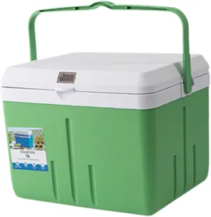 Camping Cooler Box Cold and Hot Insulated Case for Fishing with Carry Handle