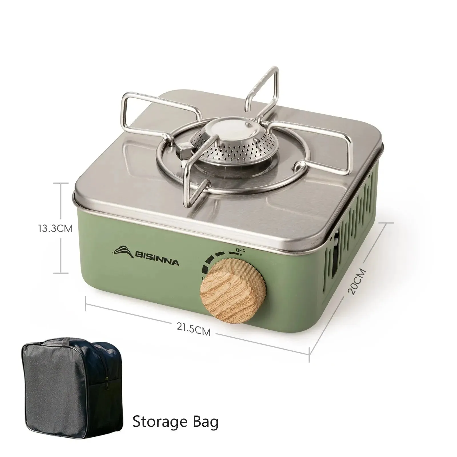 Camping Gas Stove - High Firepower Portable Cassette Furnace for Outdoor Picnic Camping