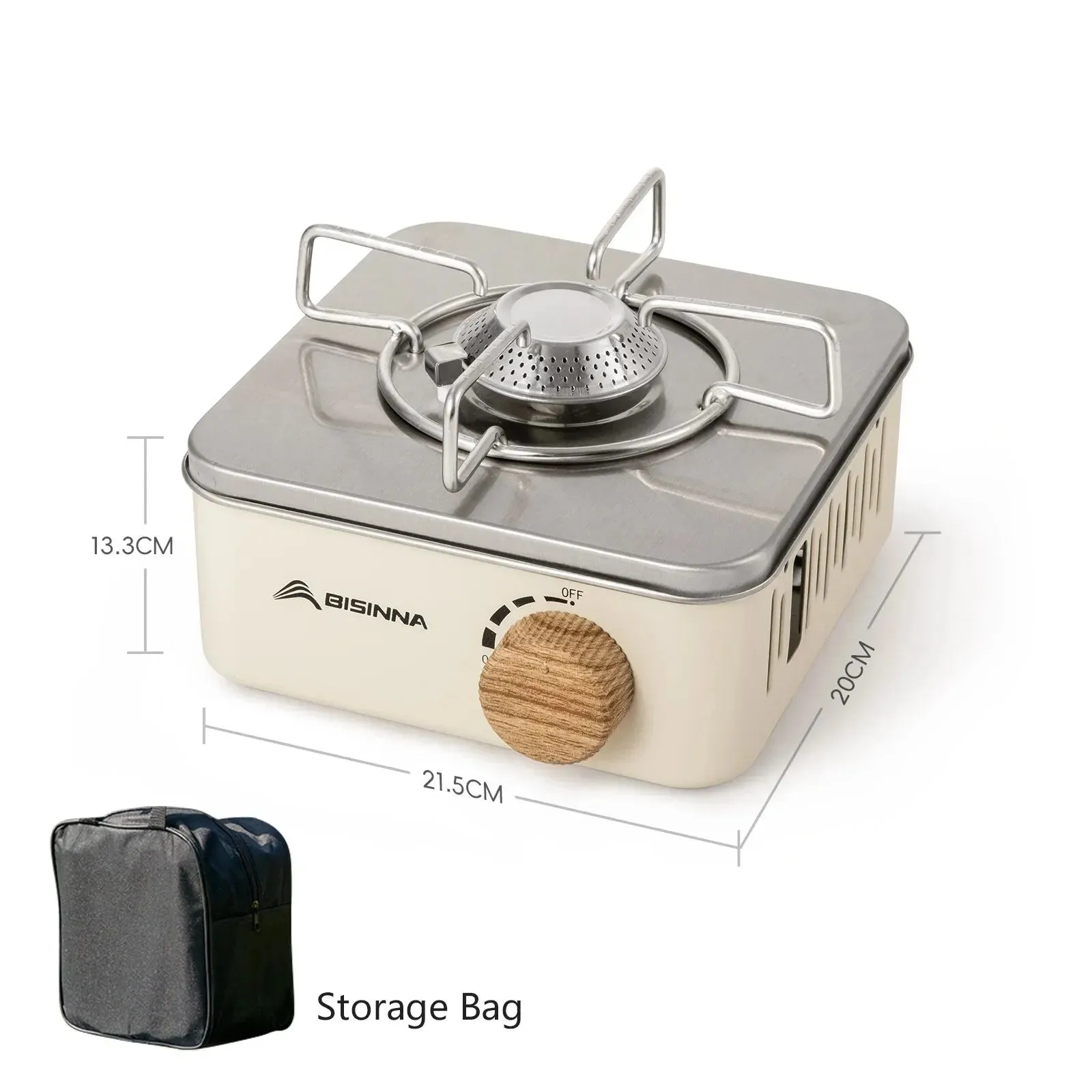 Camping Gas Stove - High Firepower Portable Cassette Furnace for Outdoor Picnic Camping