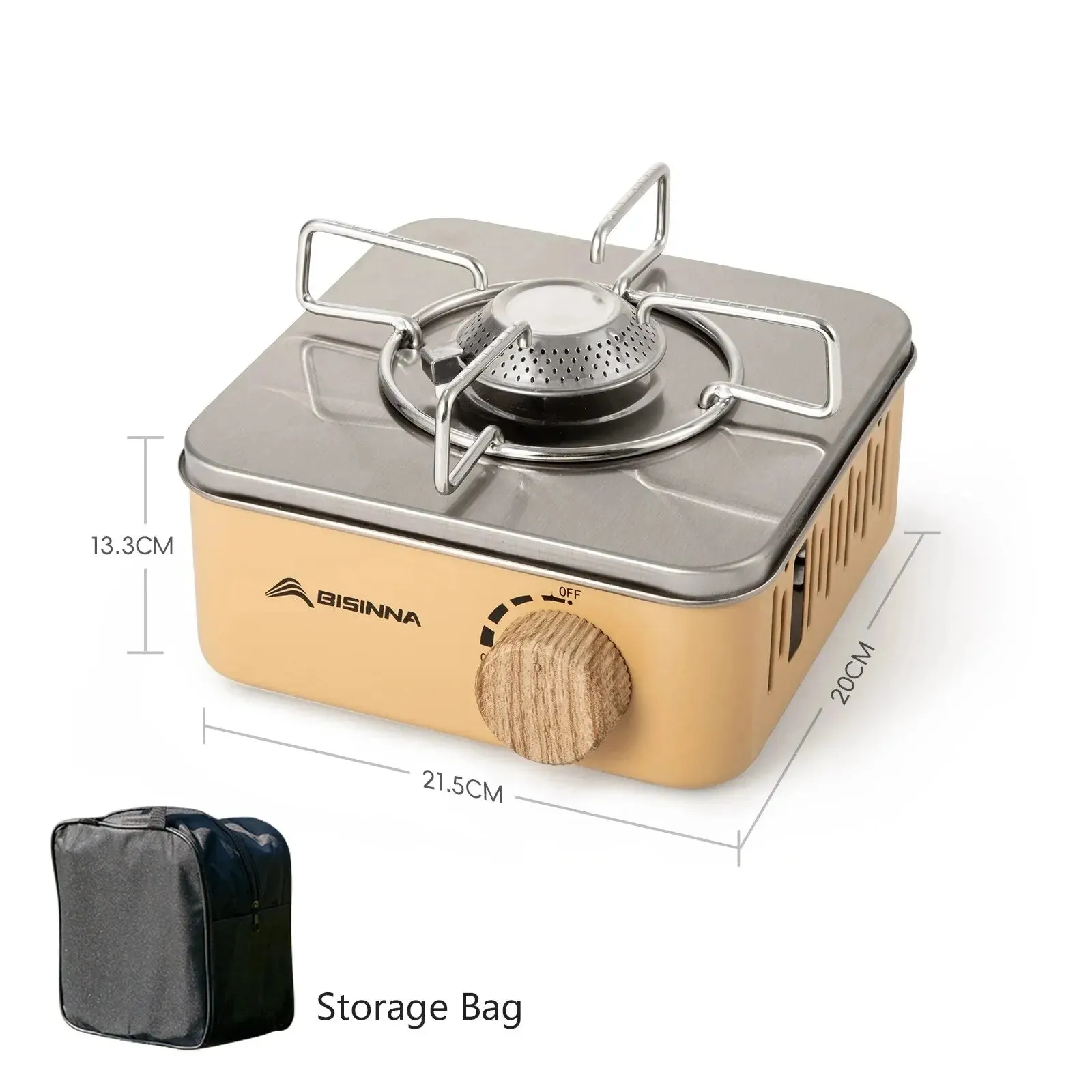 Camping Gas Stove - High Firepower Portable Cassette Furnace for Outdoor Picnic Camping