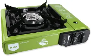 Camping Stove Portable Compatible with Gas Cartridges 2,3 kW Ideal for Camping/Road Trips | Precise Heat Control | Briefcase Included