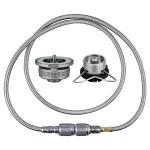 Campingmoon Outdoor Gas Stove Adapter Extension Hose Split Stove Butane Adapter Gas Tank Adapter Camping Equipment Accessories
