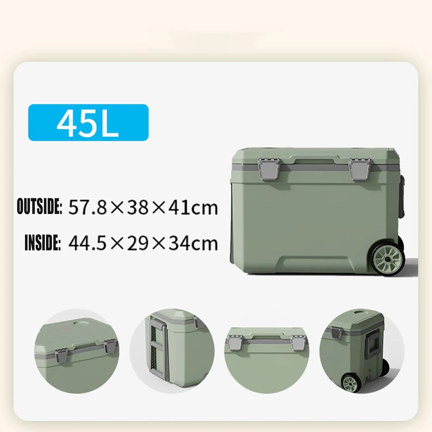 Car Camping Coolers for Buick Envision/Envista/Lacrosse/Regal/Century/Electra/Lesabre, Waterproof Portable Cooler, Leak Proof Picnic Insulated Bag, Ultra-Light Premium Ice Chest Box