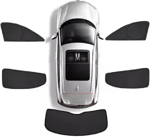 Car Side Window Sunshade for Suzuki Vitra 2016-2025, Front Rear Windows Shades Privacy Curtains Block UV Sun Protection Blackout Cover Accessories, H/4 Side Windows   Tailgate