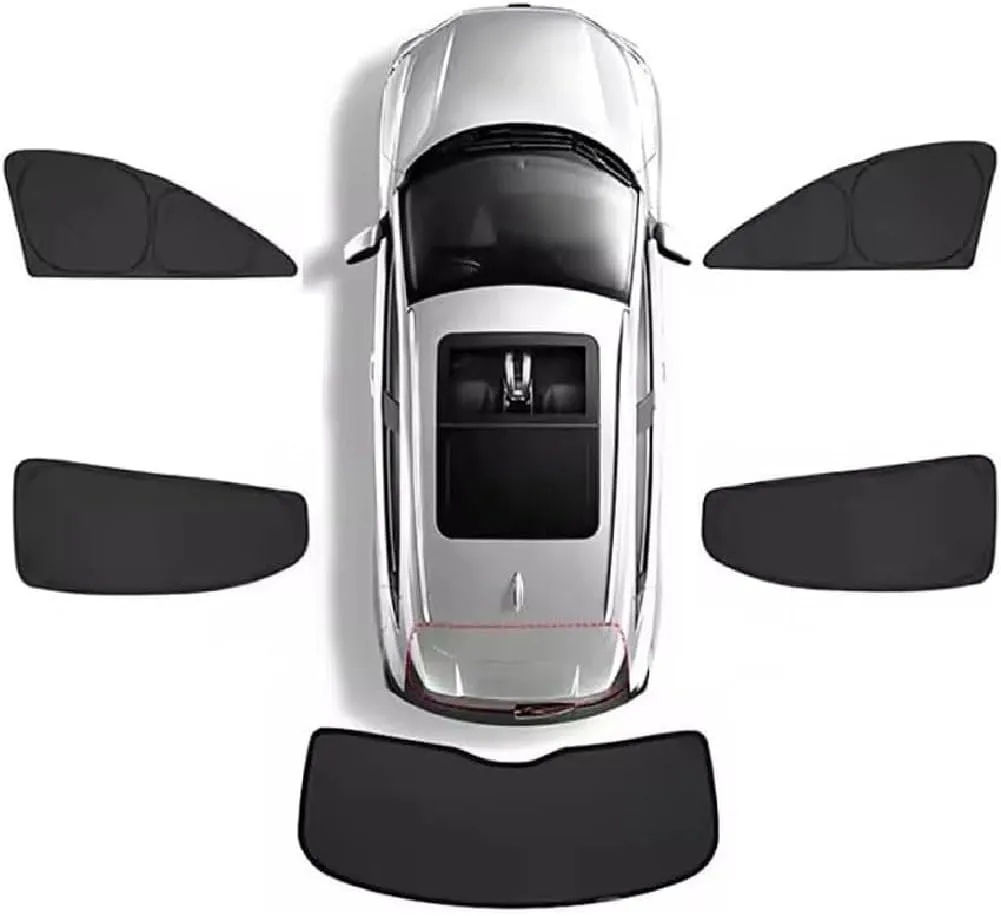 Car Side Window Sunshade for Suzuki Vitra 2016-2025, Front Rear Windows Shades Privacy Curtains Block UV Sun Protection Blackout Cover Accessories, H/4 Side Windows   Tailgate