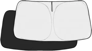 Car Windshield Sun Shade for Mazda Axela B-Series Biante, Foldable Sunshade Windshield Sun Visor for Sun Heat and UV Protection Visor Accessories,145 * 80cm