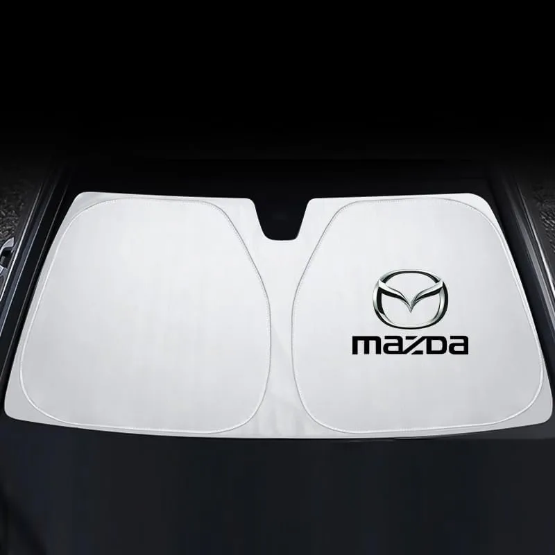 Car Windshield Sun Shade for Mazda Biante 2008-2025, Foldable Front Window Sunshade Sun Visor Protector Block UV Rays Car Interior Accessories