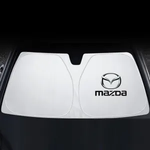 Car Windshield Sun Shade for Mazda Biante 2008-2025, Foldable Front Window Sunshade Sun Visor Protector Block UV Rays Car Interior Accessories